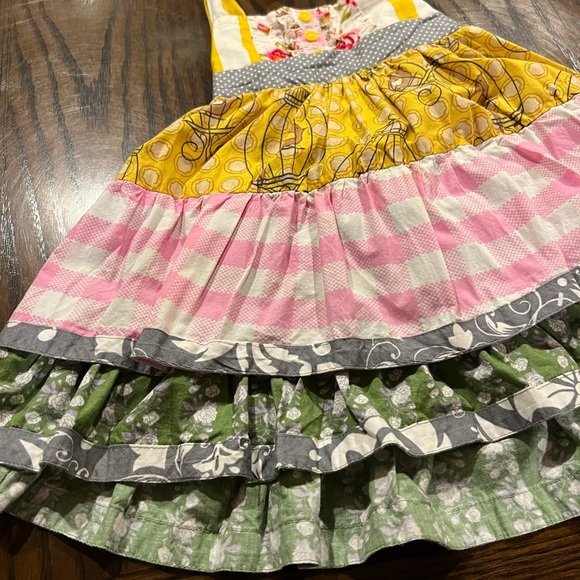 Be Girl Clothing Canary & Pink Halter Tieback Ruffle Dress Size 2T Boho Cute - Picture 4 of 8
